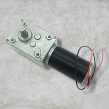 BRINGSMART 12V 12rpm DC Worm Gear Motor 70Kg.Cm High Torque Self-Locking