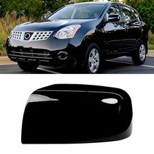Mirror Cover Replacement Compatible With Nissan Rogue 2008-2013/ Left Black