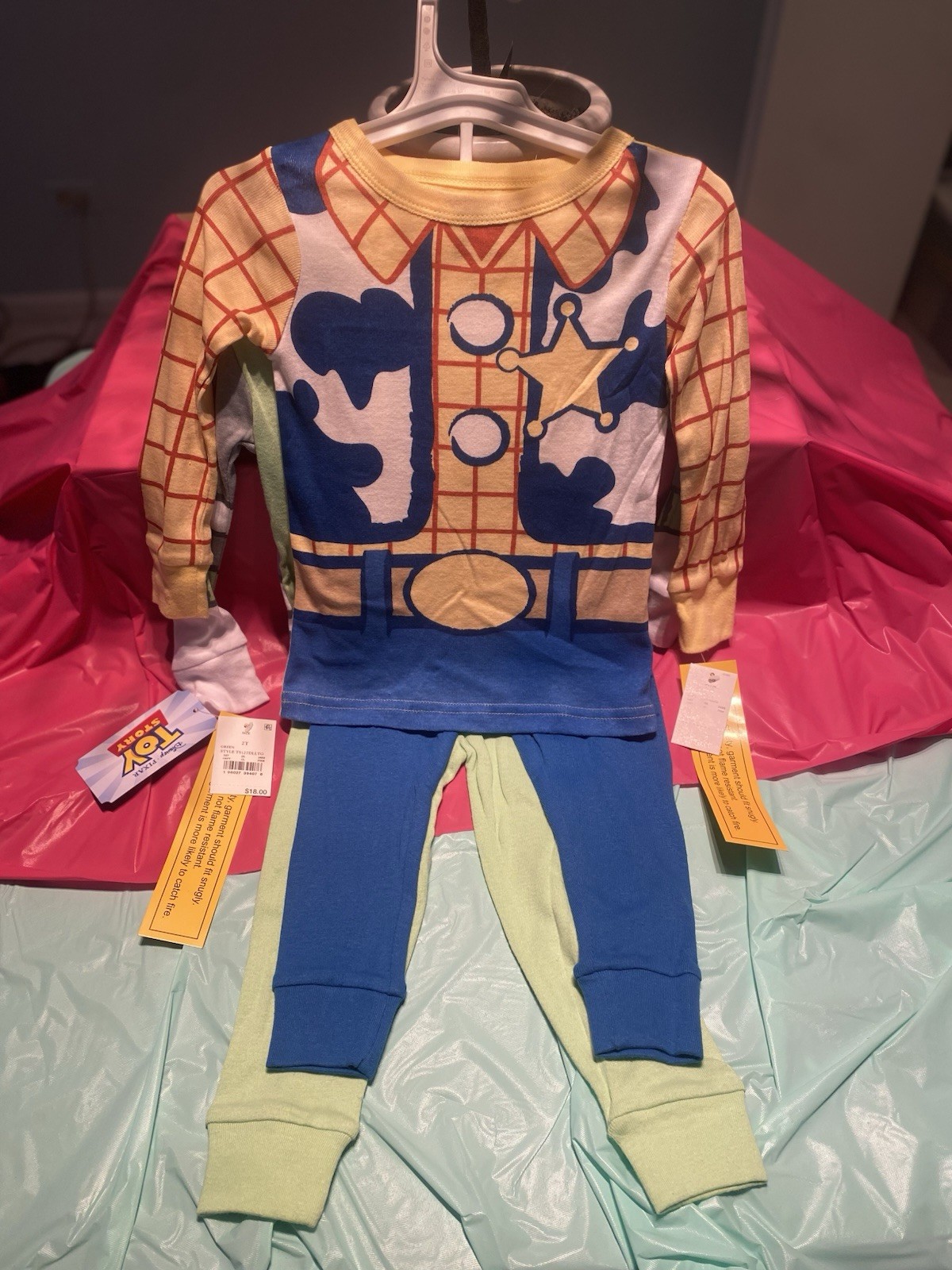 Disney Pixar Toy Story Adventures Little Sleepies Two-Piece PJ Set Size 2T