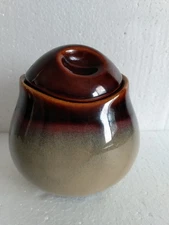 Sango Brown Glazed Replacement Sugar Excellent Condition 6" × 5"