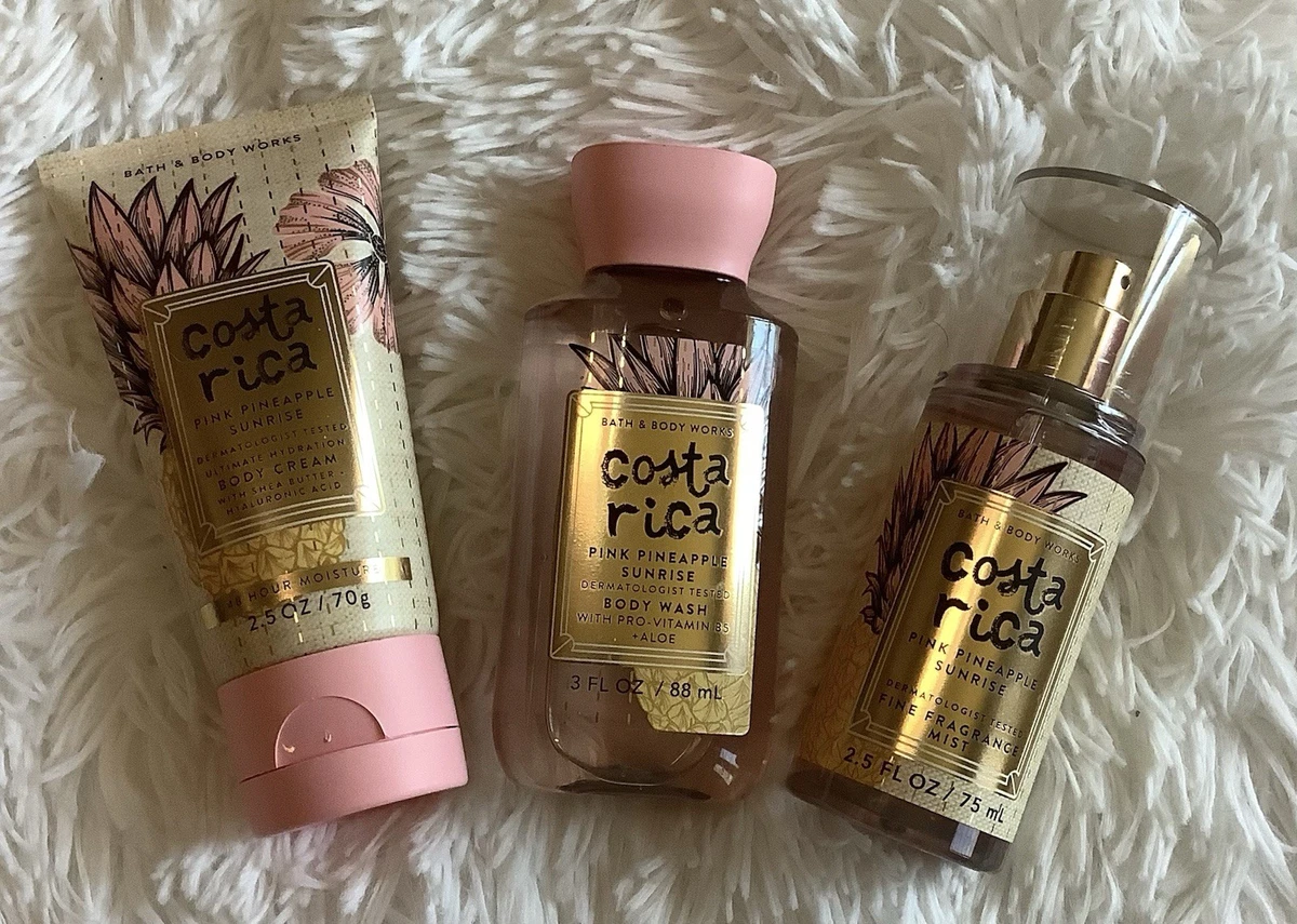 Bath & Body Works Pineapple Travel Size Bath & Body Products for