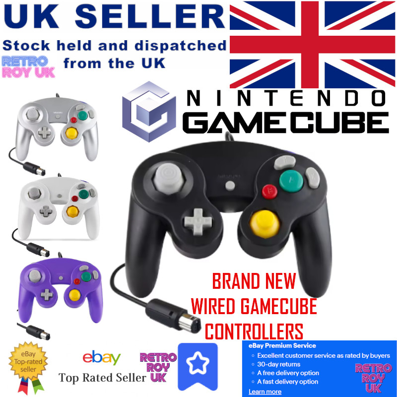 Nintendo Gamecube Controller Fits Official GC & Wii Console - UK Seller