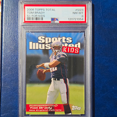 2006 Topps Total Tom Brady Sports Illustrated for Kids #SI23 PSA 8