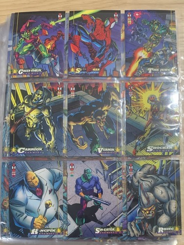 1994 MARVEL FLEER AMAZING SPIDER-MAN 150 COMPLETE BASE CARD SET VENOM CARNAGE - Picture 6 of 17