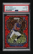 2021 Panini Prizm Rookie Red Shimmer 21/35 Tylan Wallace #356 PSA 10 GEM MT 13c1