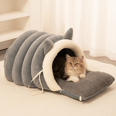 Durability Rabbit Furs Plush Cats Bed Ensuring Long Lifes for Energetics Cats