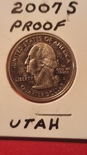 2007 S Utah State Quarter Clad Proof