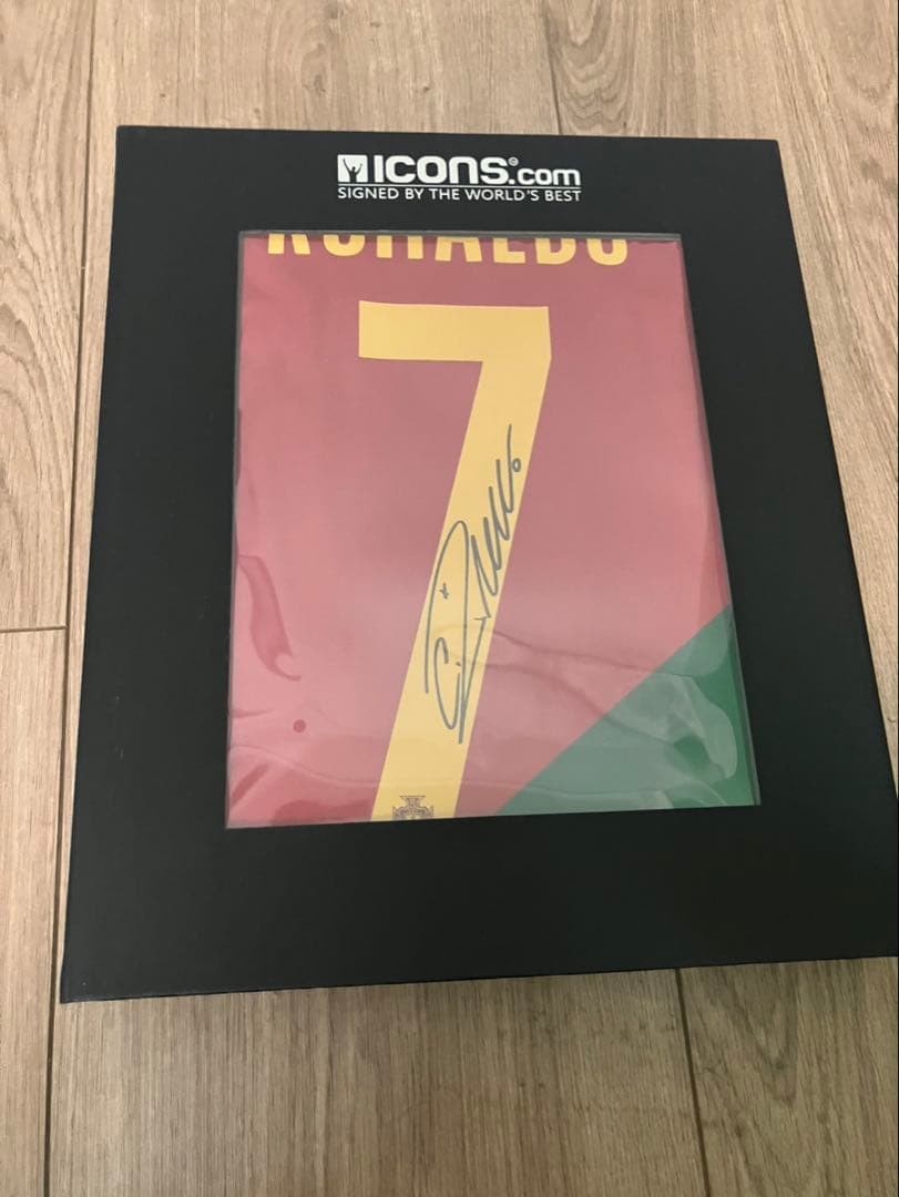 Portugal National Team Jersey Signed by Cristiano Ronaldo COA From Japan