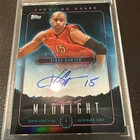 2023-24 Topps Midnight Vince Carter Auto Stroke of Midnight Pink Raptors