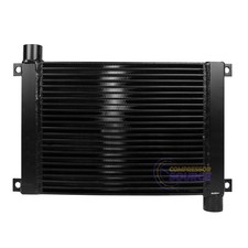 Belt Guard Aftercooler for 15 Horse Power Motor 1 Inch Female NPT Fittings Black