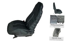 Universal Semi Truck Seat Cover, 28    to 35    Backrest, with/Without Armrests,