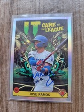 Jose Ramos Signed 2022 Bowman Chrome Baseball Card Dodgers #ICFL-12