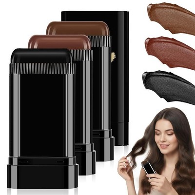 3PCS 2 in 1 Instant Hair Color Stick, Waterproof and Sweat Proof Hair Dye Sti...