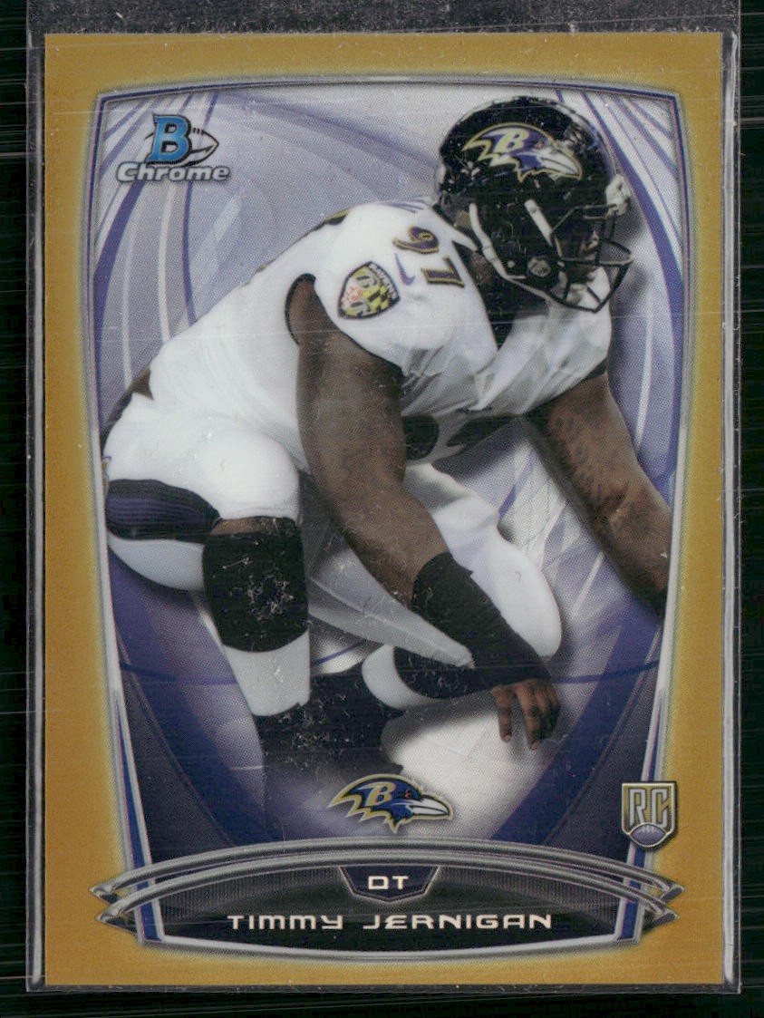 Timmy Jernigan Bowman Chrome #220 Gold Refractor