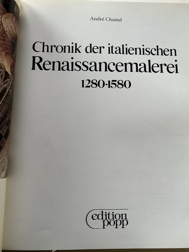 Chronik der italienischen Renaissancemalerei 1280 - 1580 Edition Popp - Bild 5 von 5