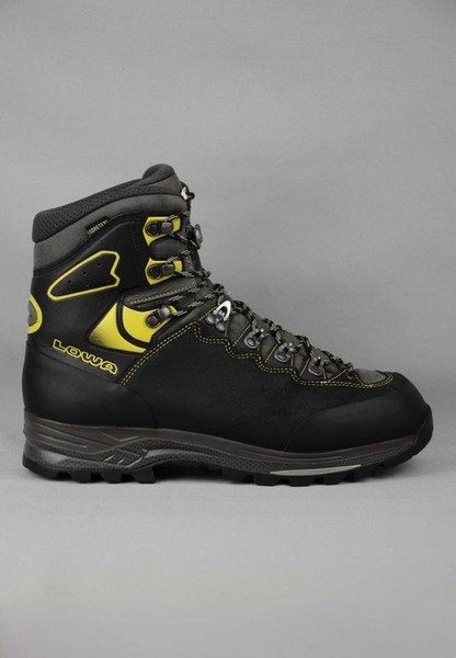 Men Lowa Boots Black Leather 42.5