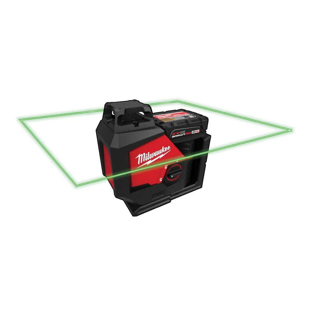 Одноплоскостный лазерный комплект Milwaukee M12 Green 360 71390₽