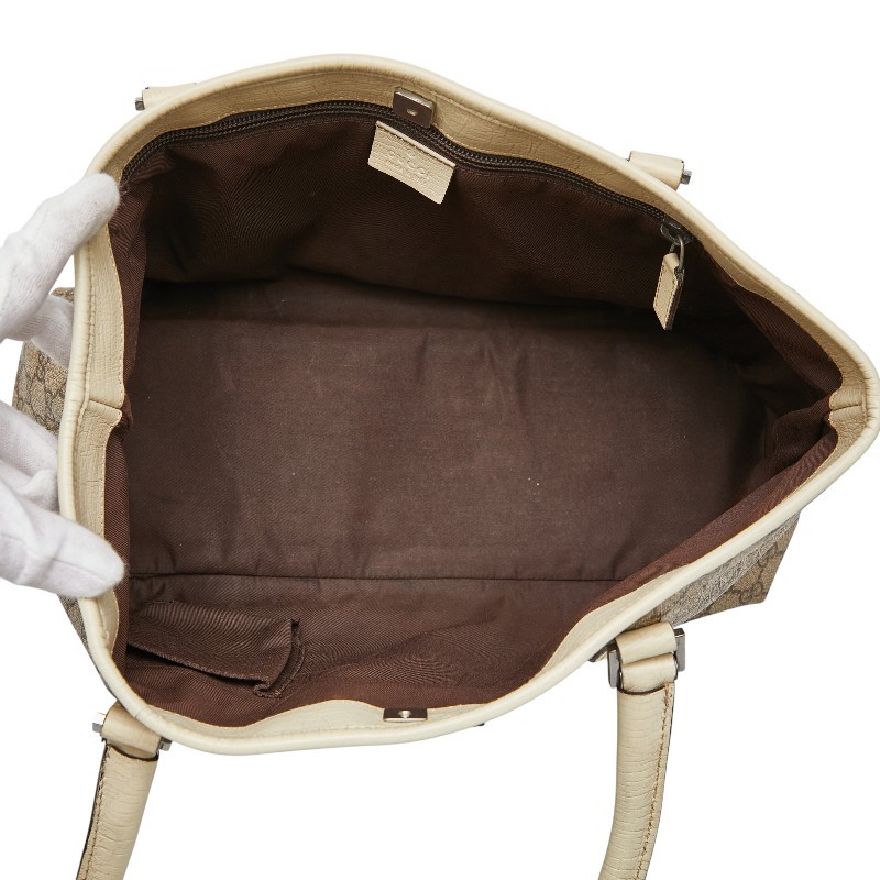 GUCCI GG Supreme Handbag Tote Bag 114595 Women 【Used】 thumbnail 9