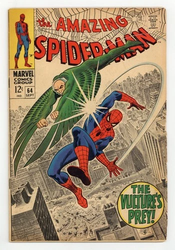 Amazing Spider-Man #64 VG- 3.5 1968