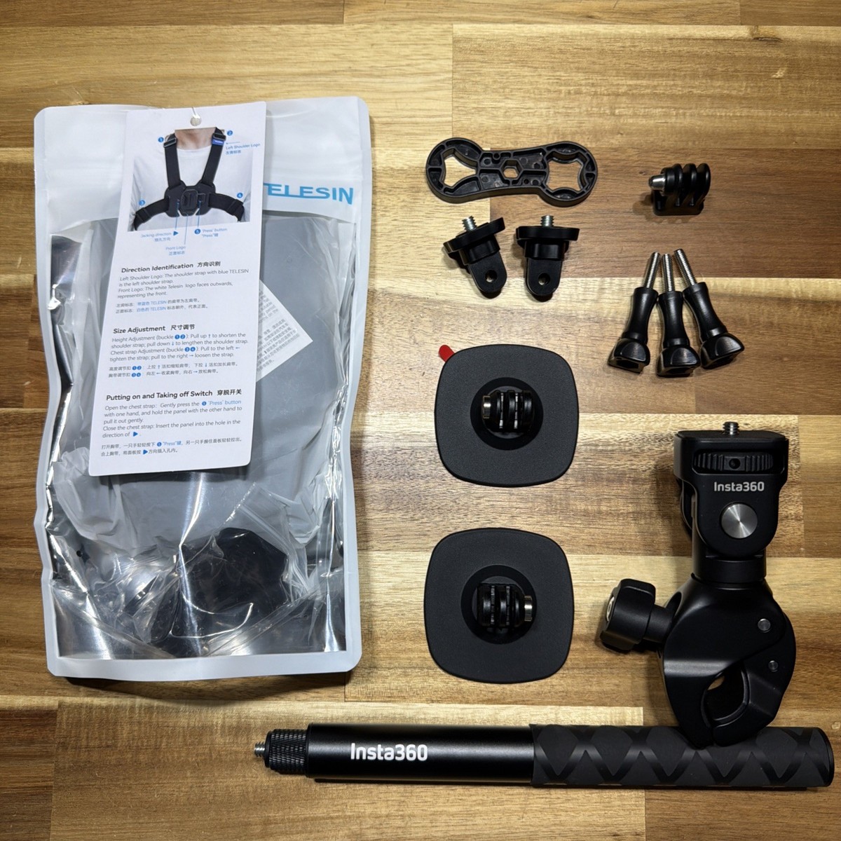 Insta360 Heavy Duty Clamp MotorCycle Mount ADVENTURE Bundle Kit | eBay