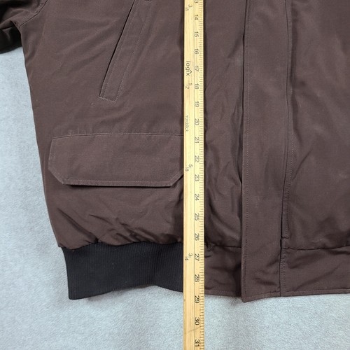 Canada Goose Chilliwack Bomber Size 3XL Brown Fur Trim Heavy Winter Warm READ - Picture 16 of 20