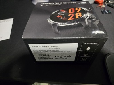 Mobvoi TicWatch Pro 3 Ultra GPS Wear OS By Google 47mm Black Smartwatch