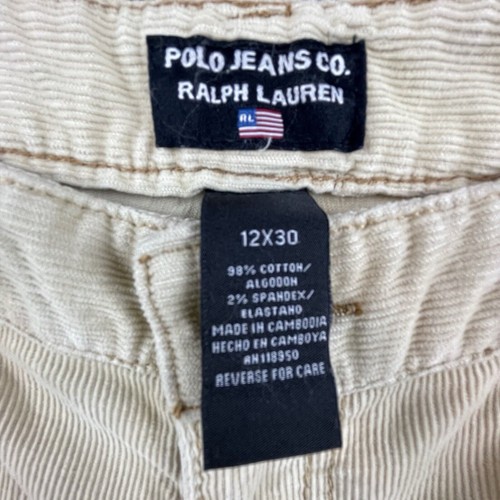 Polo Jeans Co Ralph Lauren Corduroy Pants Womens 12 Boot Casual Minimal - Picture 4 of 8