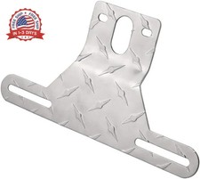 Aluminum Trailer License Plate Light Bracket Universal for Most Trailer and Truc