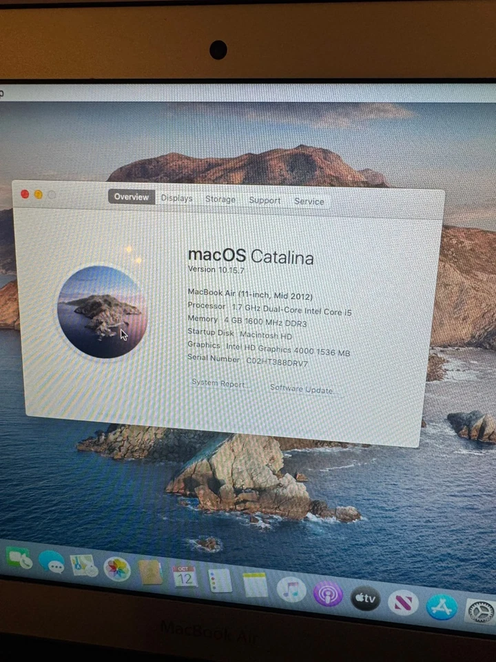 Apple MacBook Air 11" 2012 · i5 · 4GB · 240GB, photo 4 of 5