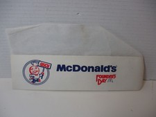 Vintage 1990s McDonald's Employee Hat - Founder's Day / SPEEDEE