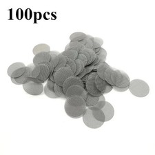 100pcs Tobacco Pipe Screens – Stainless Steel Mesh Filter for Hookah & Smoking