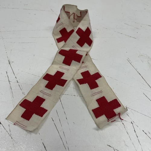 ORIGINAL WW1 RED CROSS MEDIC MEDICAL PATCH LOT OF 10 ANZAC AUSTRALIA