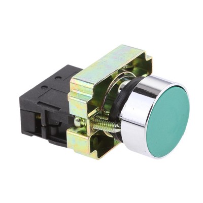 XB2-BA31 Green Momentary Self-Reset Flush Push Button Schalter 1 Nein N / O