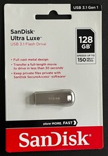 SanDisk 128GB Ultra Luxe USB 3.1 Flash Drive USB 3.1 SDCZ74-128G