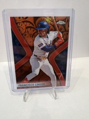 Topps 2026 Chrome Flagship Costco Francisco Lindor Big Time Players RED /5