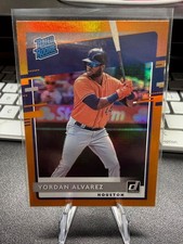 2020 Panini Donruss - #45 Yordan Alvarez Rated Rookie Orange Holo (RC)