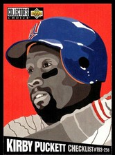 Kirby Puckett 1994 Collector's Choice #319 Twins MLB READ FREE SHIP AutographDen