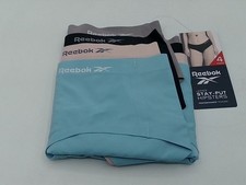 Reebok Women's Stretch Performance Seamless Hipster Panties, Tag Free M