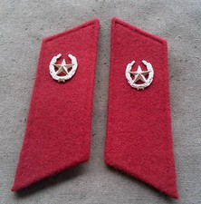Kragenspiegel weinrot lang Mot.Truppen MVD Innenministerium  Mantel UDSSR CCCP