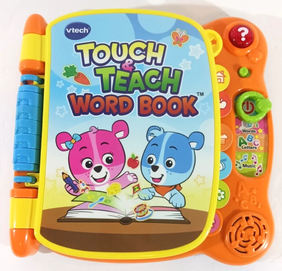 VTech TOUCH & TEACH WORD BOOK Interactive Educational Baby Toddler Toy - Image 2 of 4