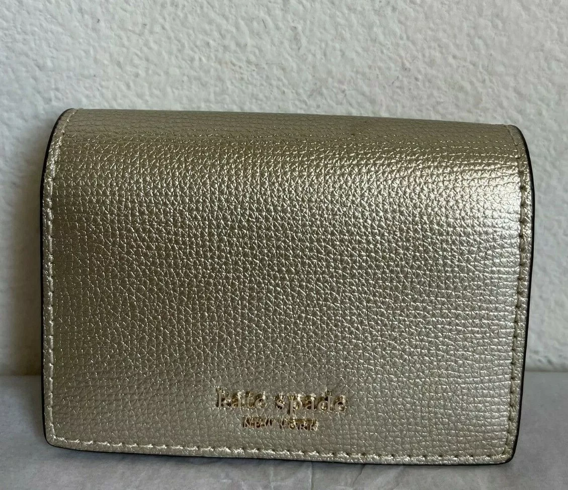 Watt Schildknaap grillen NWT Kate Spade Sylvia Mini Key Ring Bifold Leather Wallet PWRU7239 Pale Gold | eBay Watt Schildknaap grillen NWT Kate Spade Sylvia Mini Key Ring Bifold Leather Wallet PWRU7239 Pale Gold | eBay
