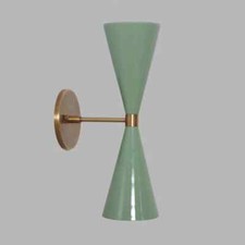 Lampada da parete applique da parete anni '50 metà secolo stile Stilnovo luce...