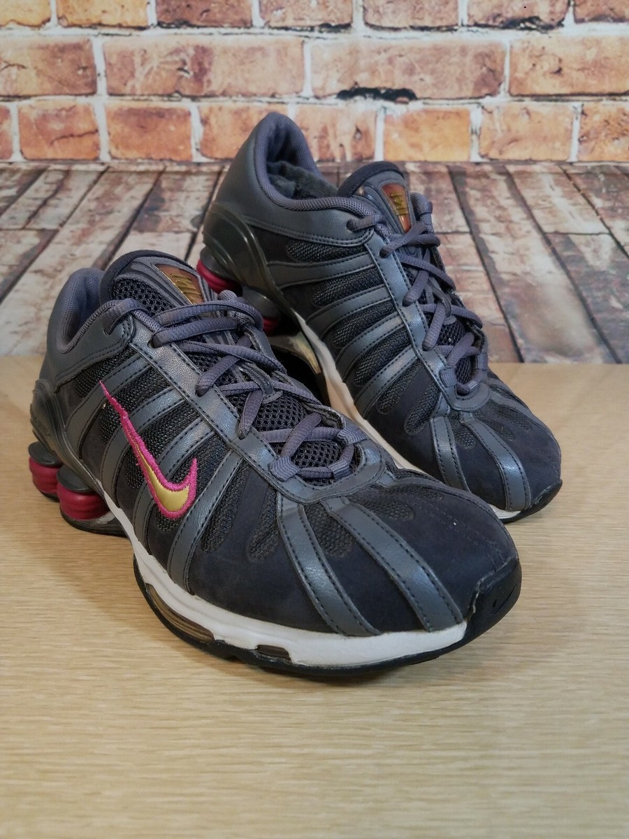 Nike Air Max Shox 311163-072 White Pink Grey Womens Training