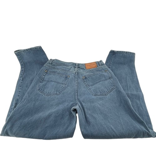 Vintage 90s STRUCTURE Denim Jeans 33x32 Actual Relaxed Fit Straight Leg USA - Picture 8 of 9