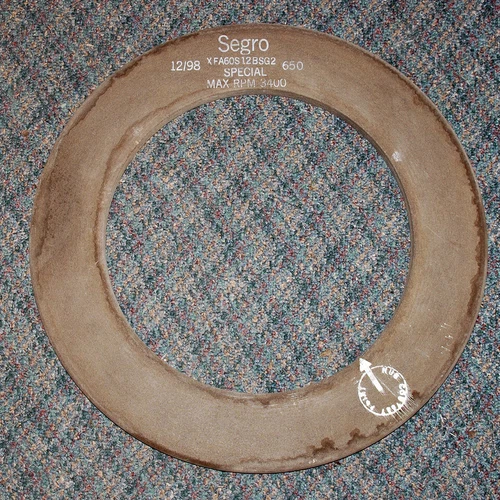 18 X .650 X 12 FULL RADIUS FLUTING HERTLEIN WHEEL XF160S12BSG2 SERGO (W2-R2-4)