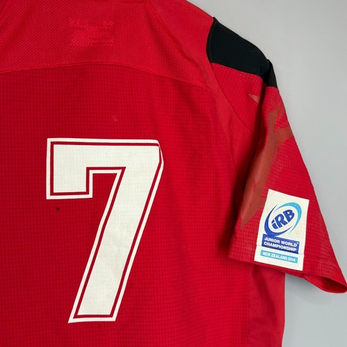 WALES IRB JUNIOR WORLD CUP U-20 MATCH WORN SHIRT SQUAD SIGNED 2014 - Picture 2 of 10