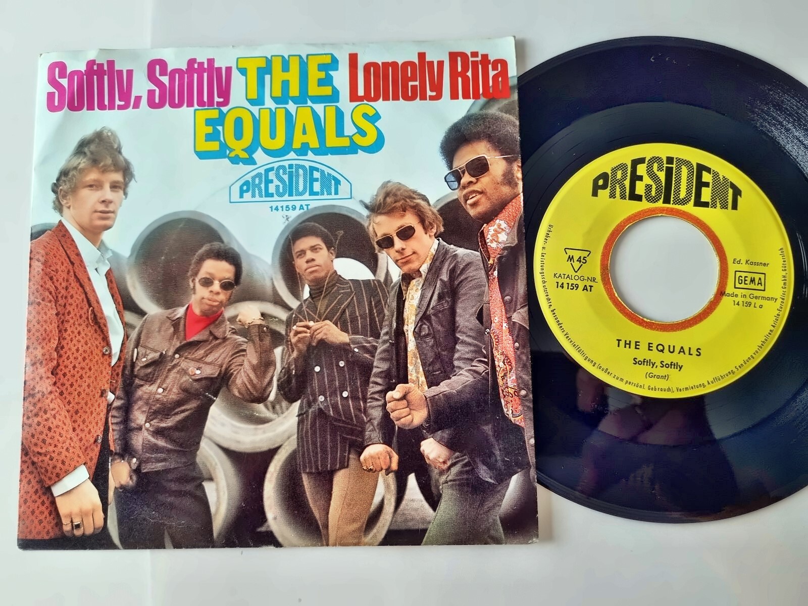 The Equals - Softly, softly 7'' Vinyl Germany