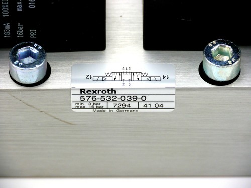 REXROTH BOSCH 5/3-Wegeventil 576-532-039-0 | 3-16 Bar, 24V, 183mA, 50Hz | NEU - Bild 3 von 5