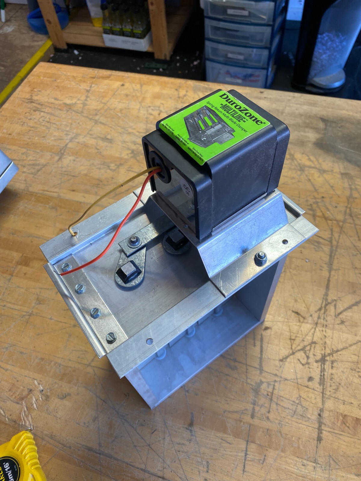 DuroZone damper vent Duro Dyne z 09058 35105 10 x 8 aluminum multi line