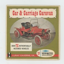 Car and Carriage Caravan Luray Caverns VA View-Master Packet A-830 Exc. Cond.